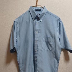 Stafford Short Sleeve Light Blue Shirt